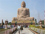 "The 80-foot Buddha Statue" in Bodhgaya, India