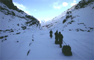 Frozen river Zanskar trek