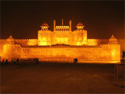 Old Delhi : Red Fort (at Night)